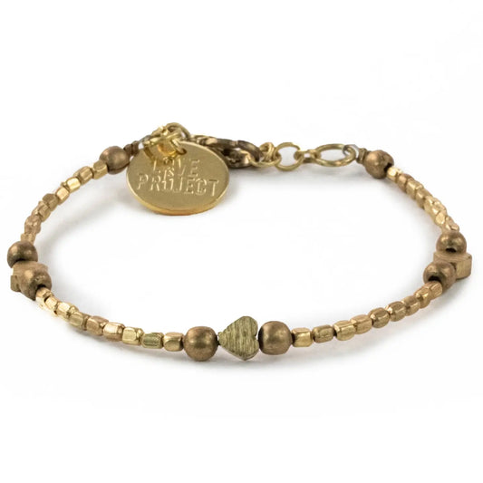 Gia's Golden Heart Anklet