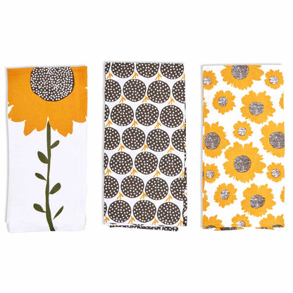 Kitchen Towel Set of 3 | Sunflowers