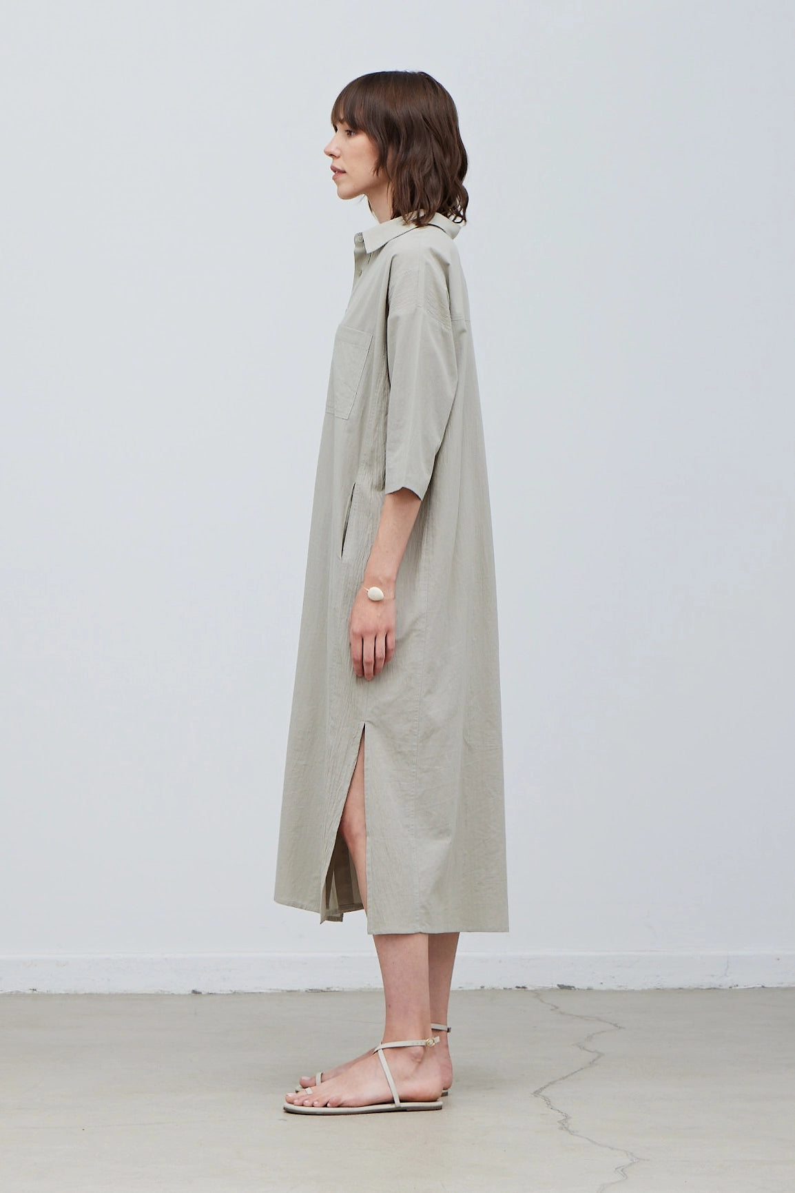 Cotton Shirt Dress