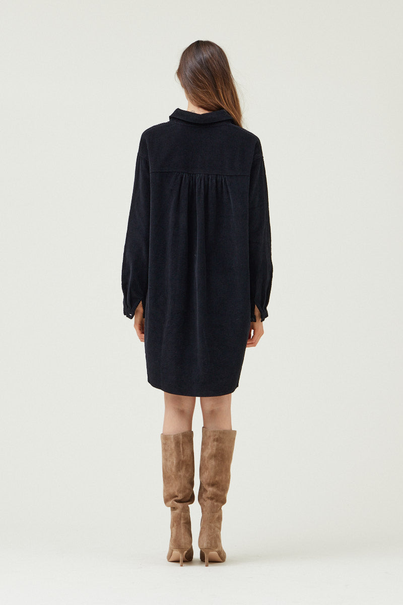 Corduroy Shirt Dress