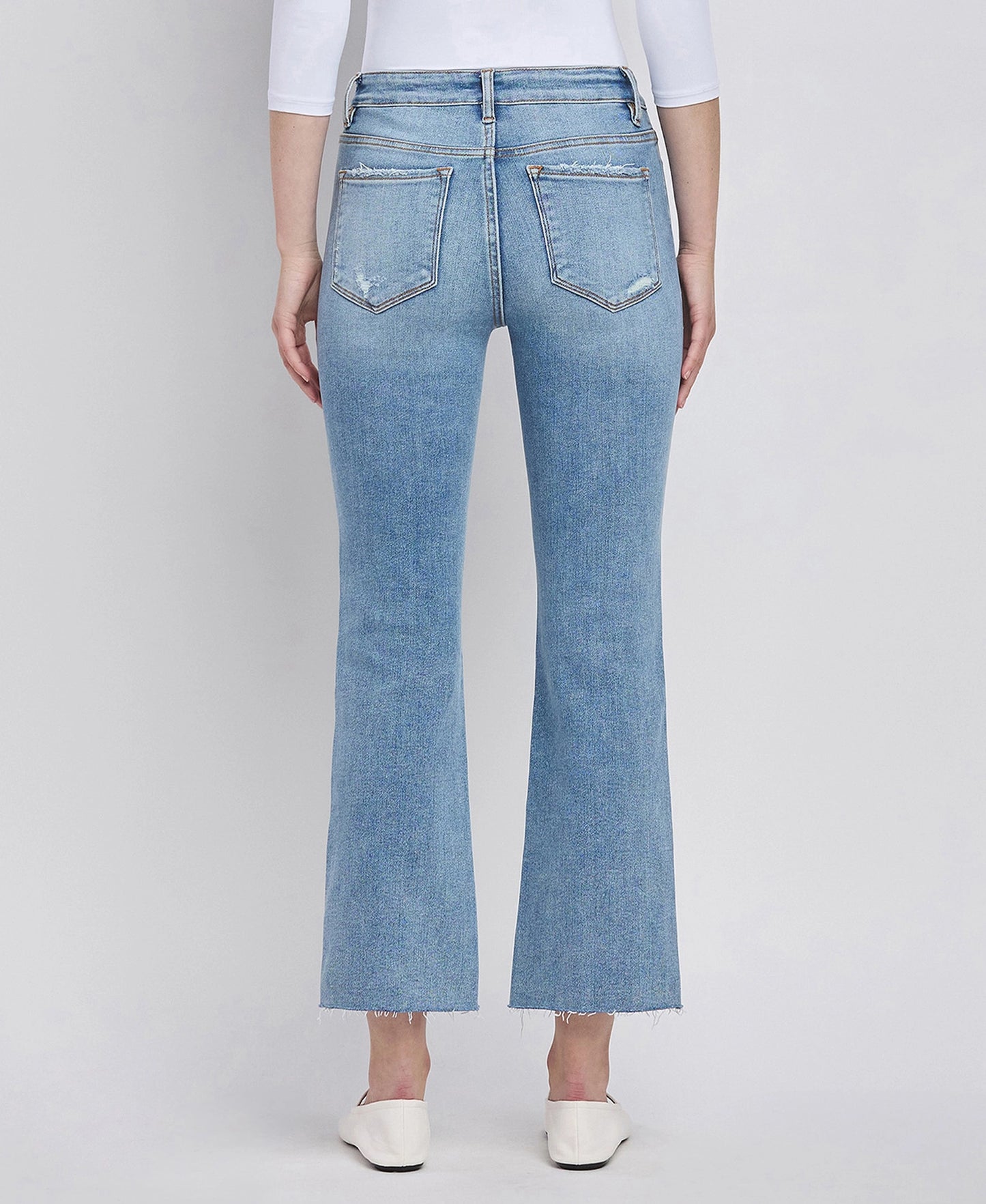 High Rise Kick Flare Jeans