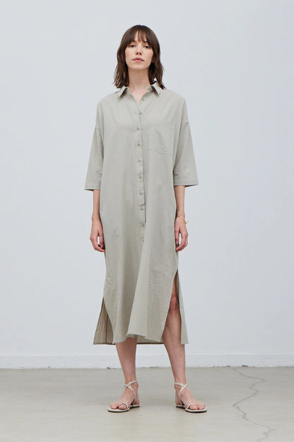 Cotton Shirt Dress