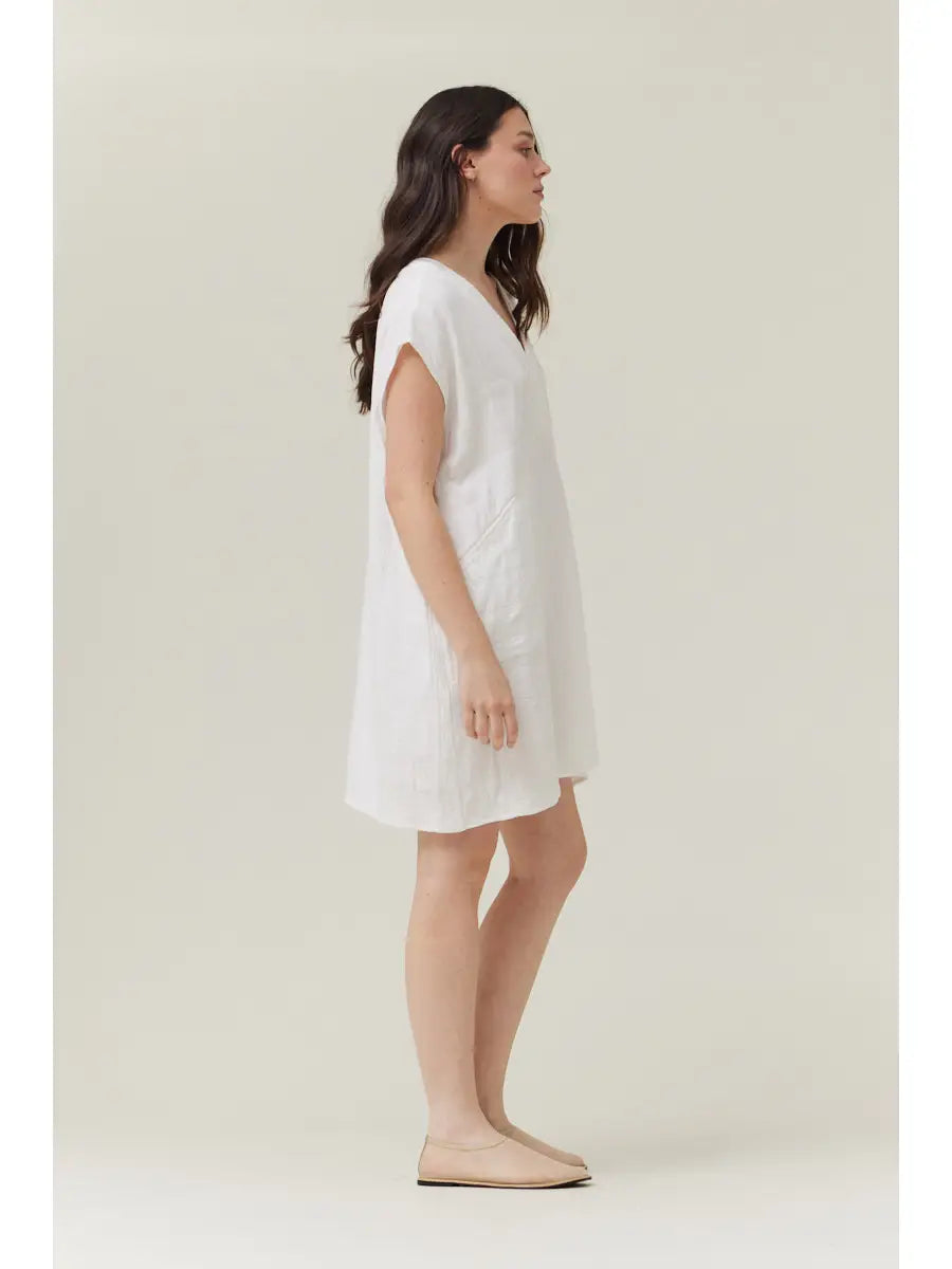 Loose Boxy Gingham Gauze Dress