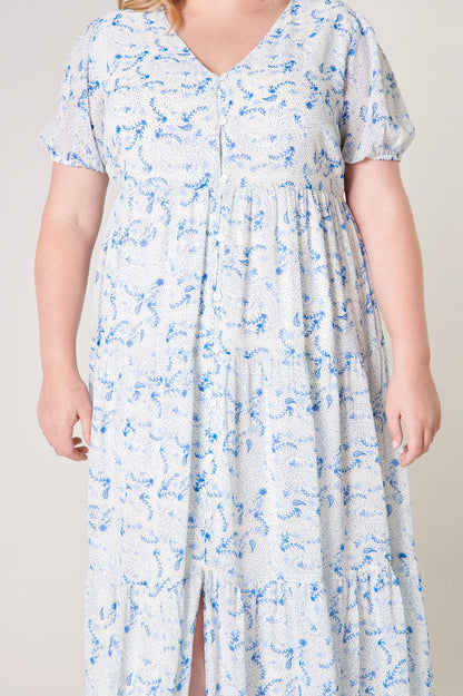 Plus | Corinna Paisley Maxi Dress