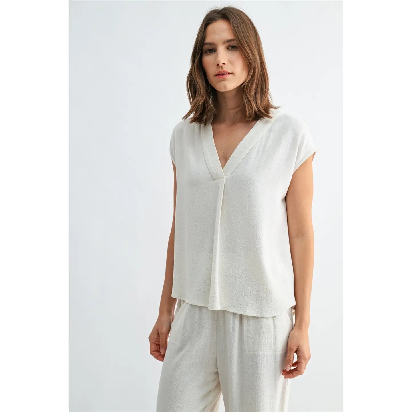V Neck Dolman Top