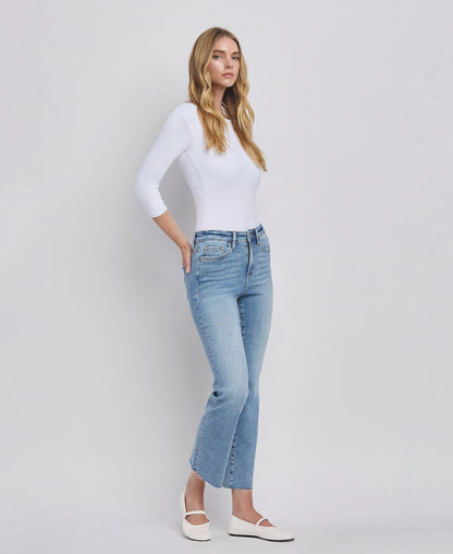 High Rise Kick Flare Jeans