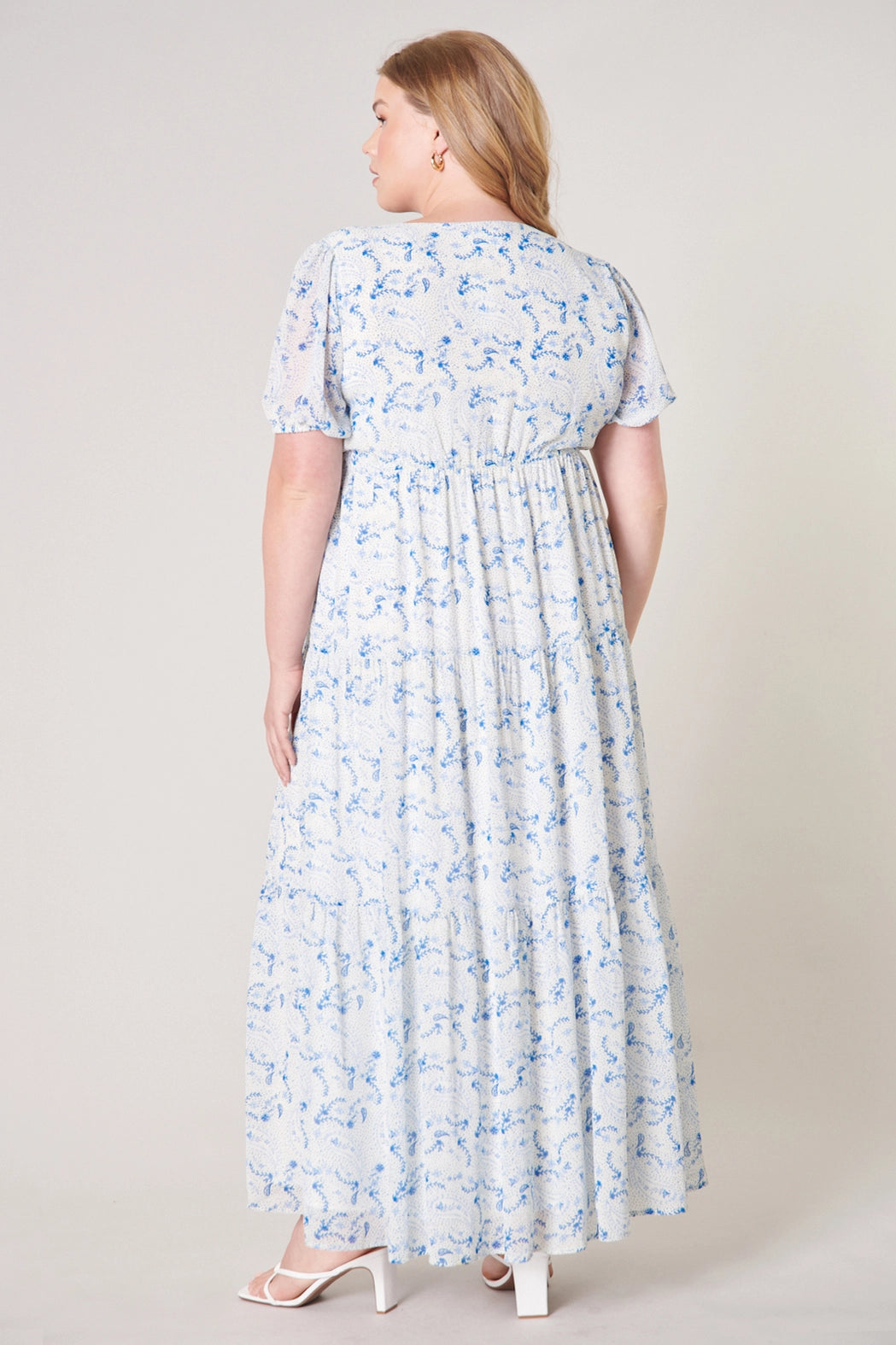 Plus | Corinna Paisley Maxi Dress