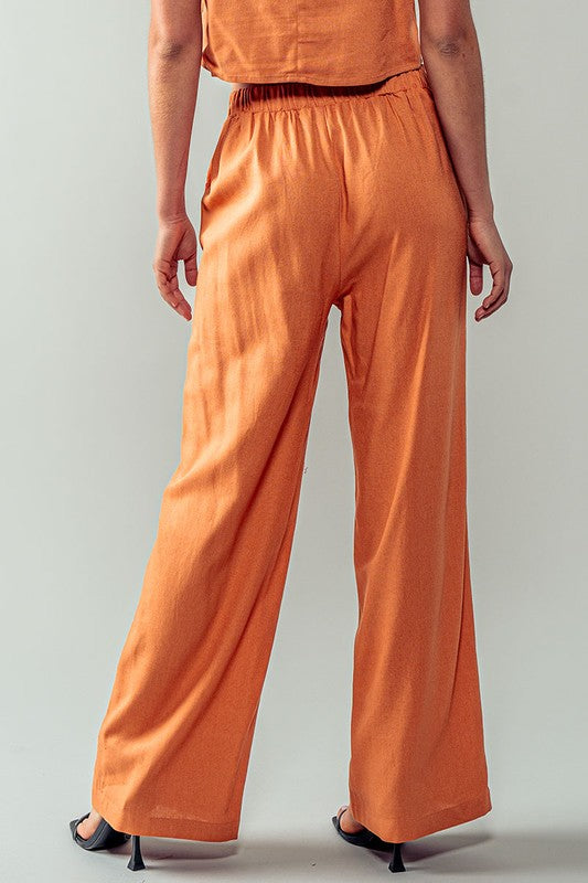 Premium Wide Legged Linen Pants