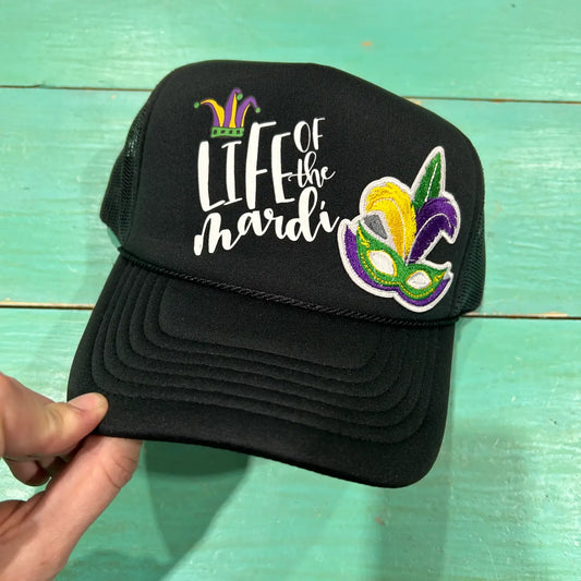 Life of the Mardi Trucker Hat