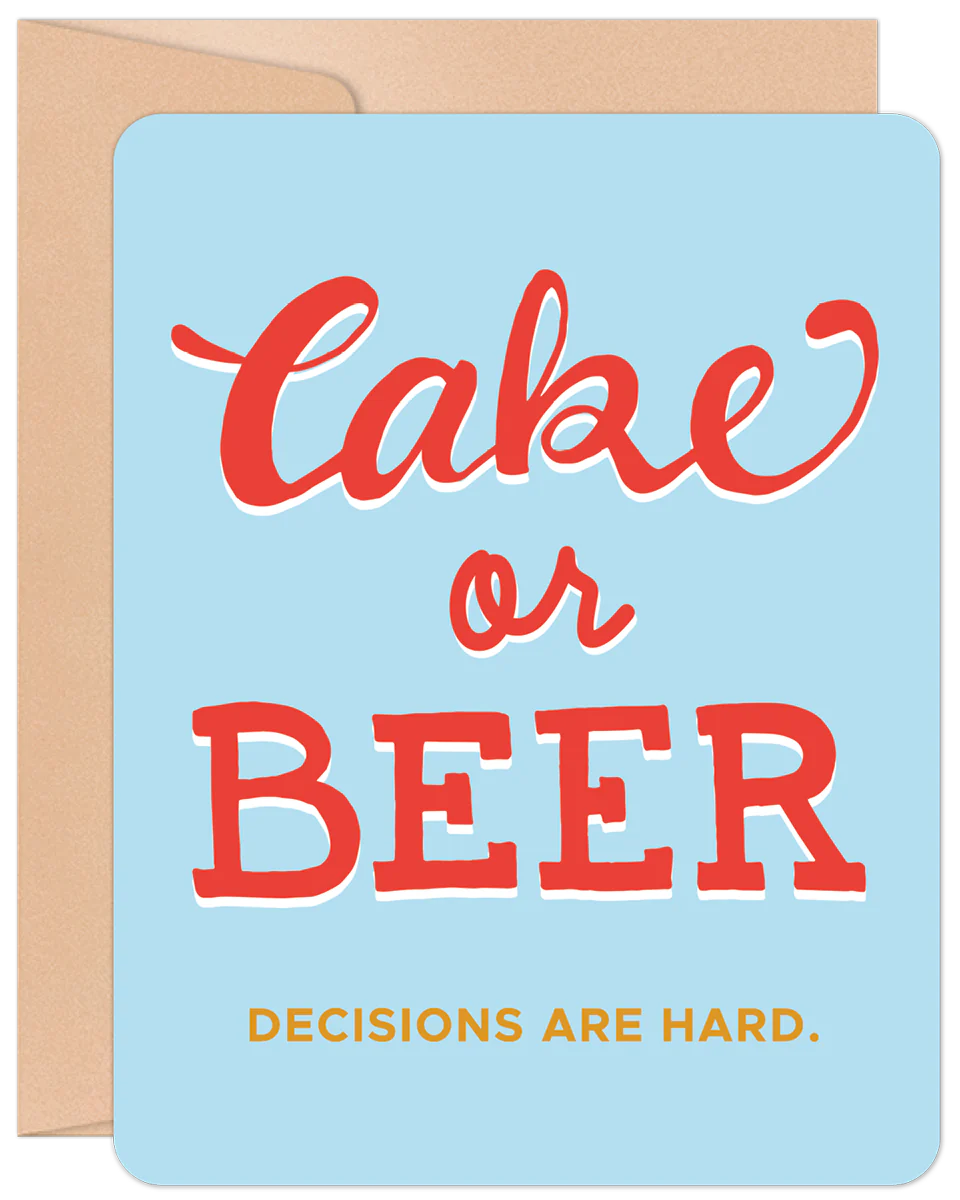 Cake or Beer Card