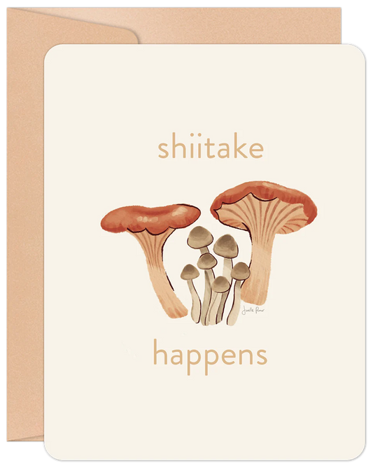 Shiitake Happens Card