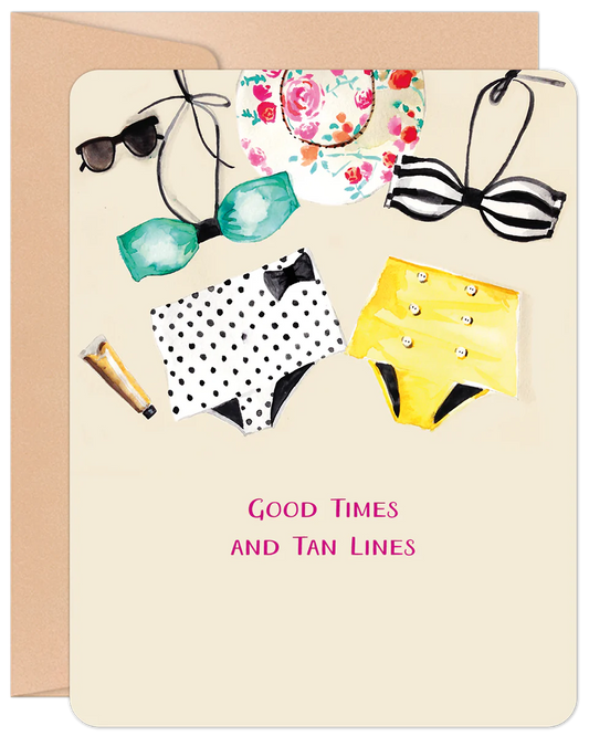 Good Times and Tan Lines Card