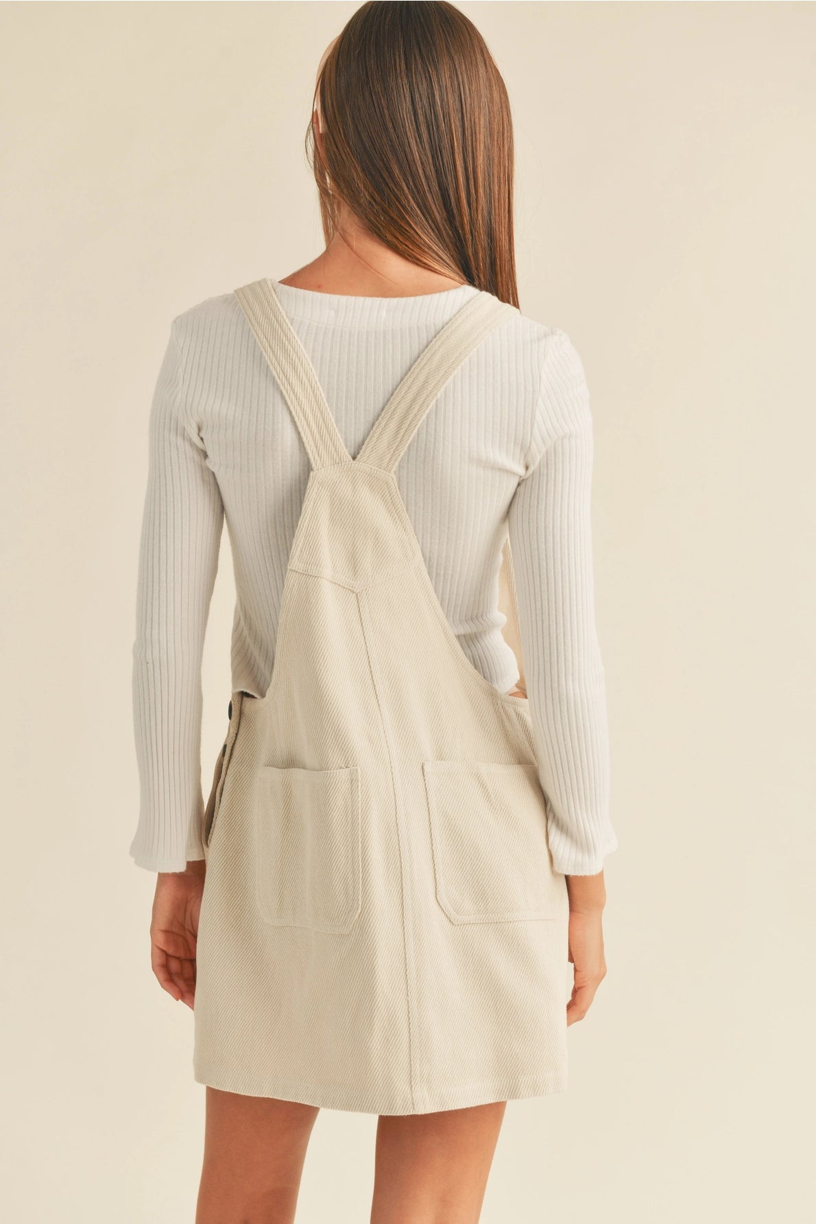 Cotton Textured Jumper Dress