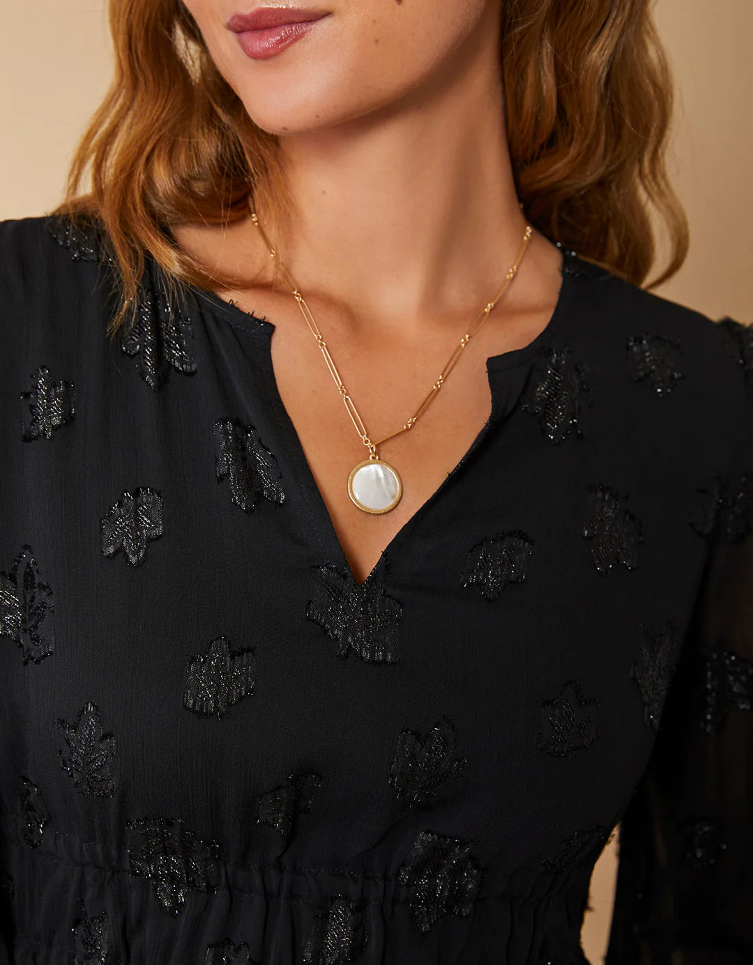 Franklin Necklace 24" Mother-of-Pearl