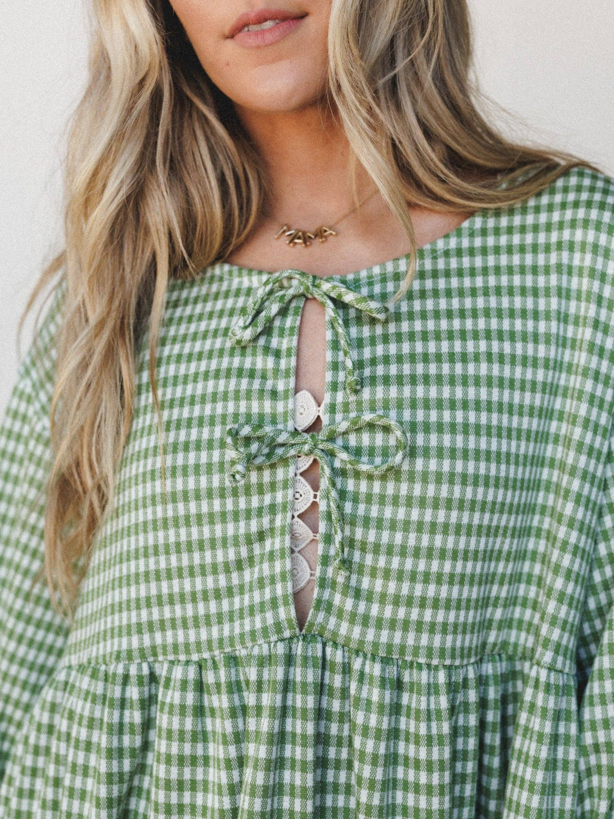 A Touch of Whimsy Mini Dress - Avocado