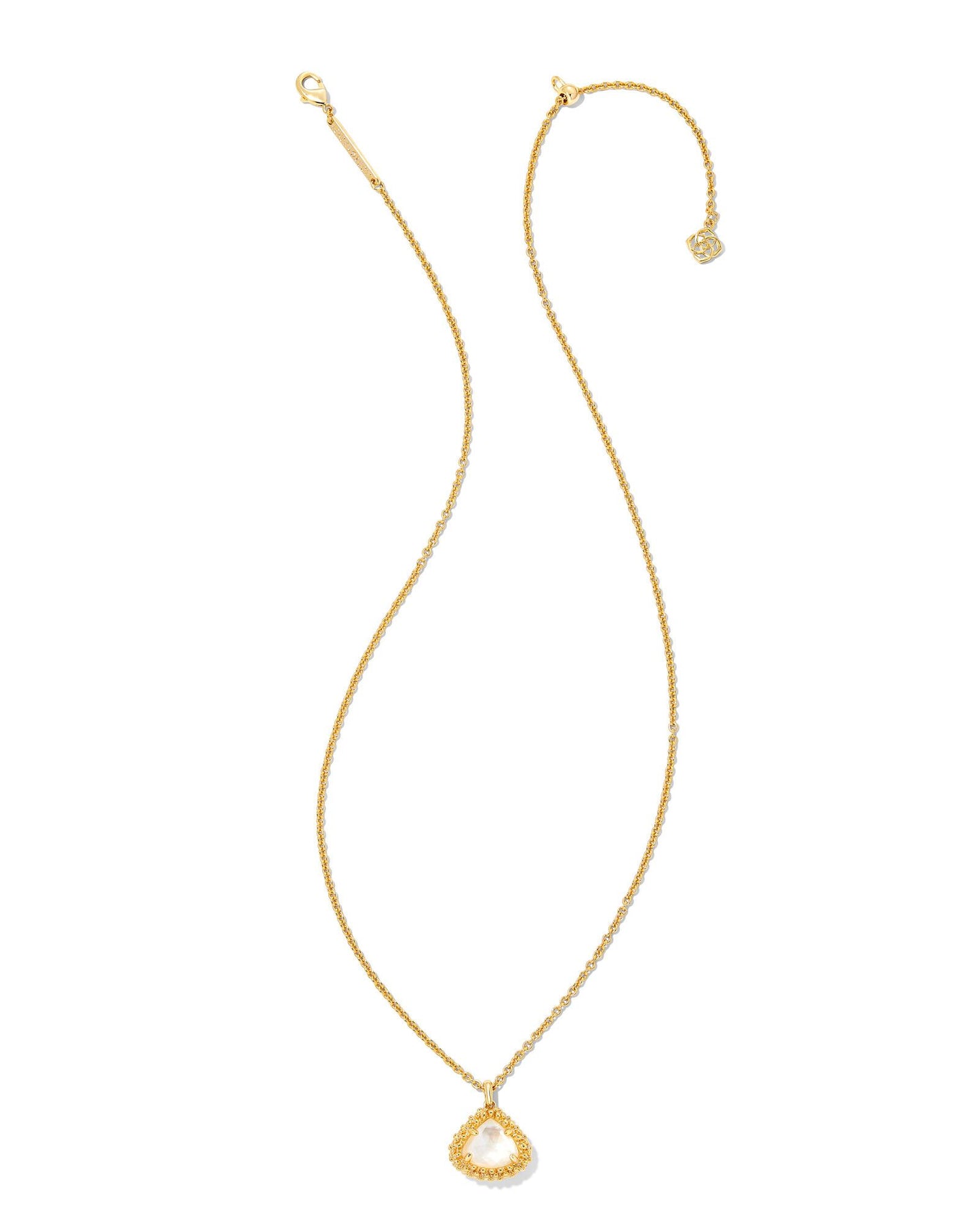 Framed Kendall Necklace | Gold Ivory Mother-of-Pearl