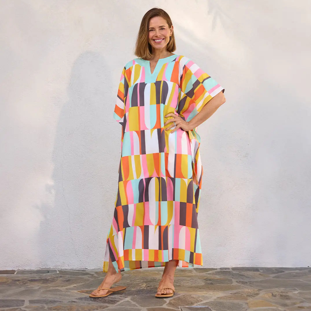 Oahu Breeze Caftan, Beach and Pool Coverup