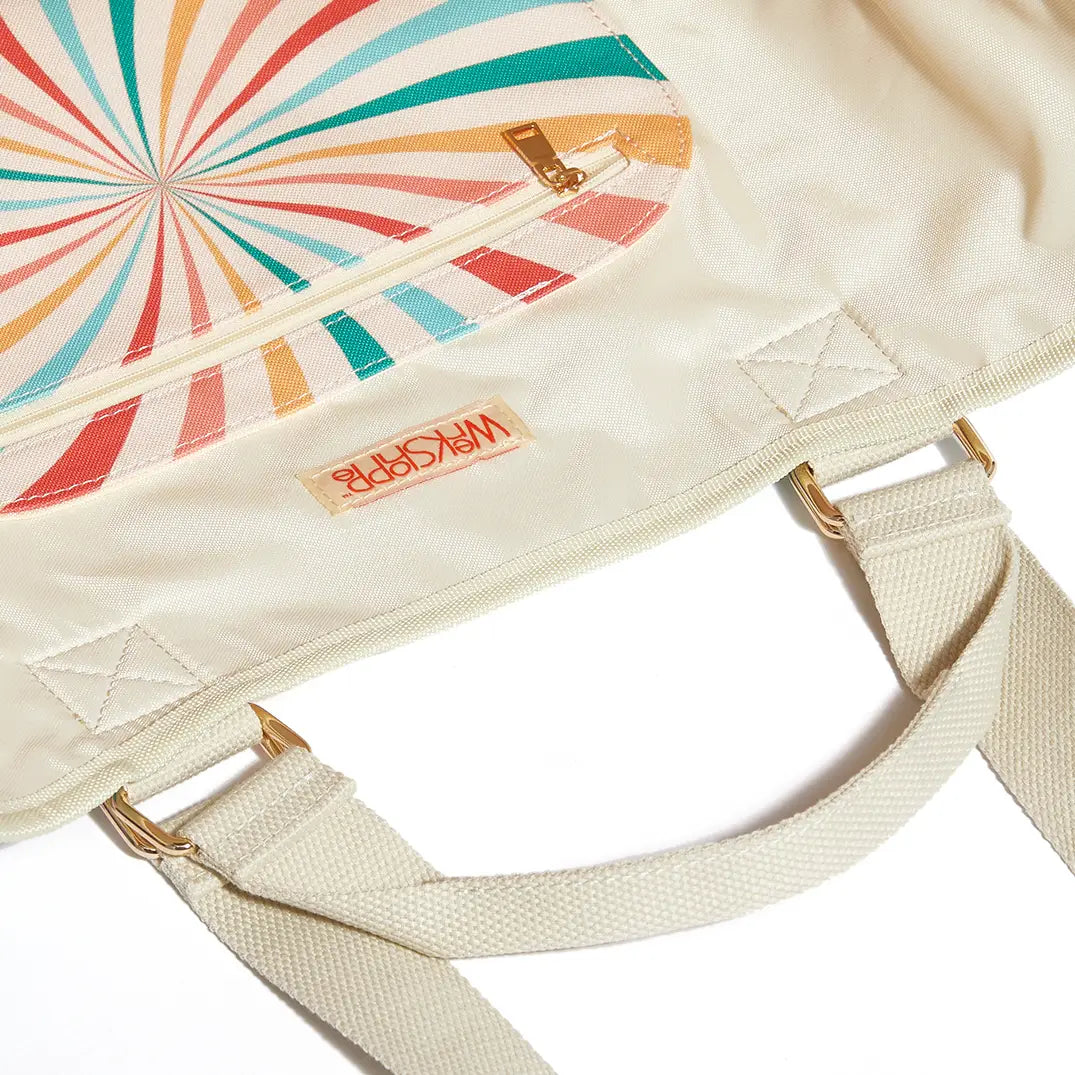 Sun Stripes Pool and Beach Tote Bag
