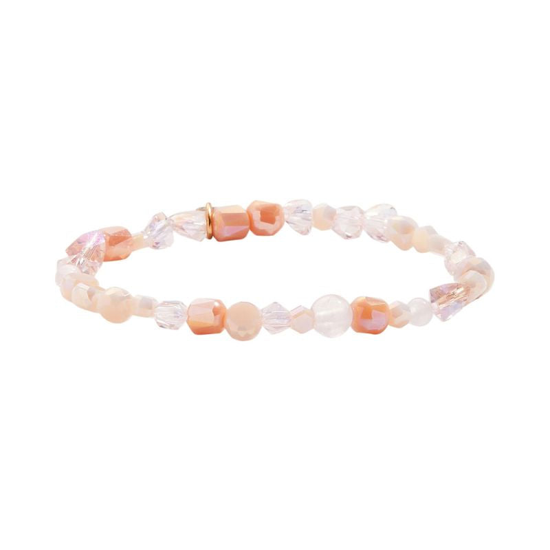 Rose Quartz Multi Beaded Stretch Bracelet