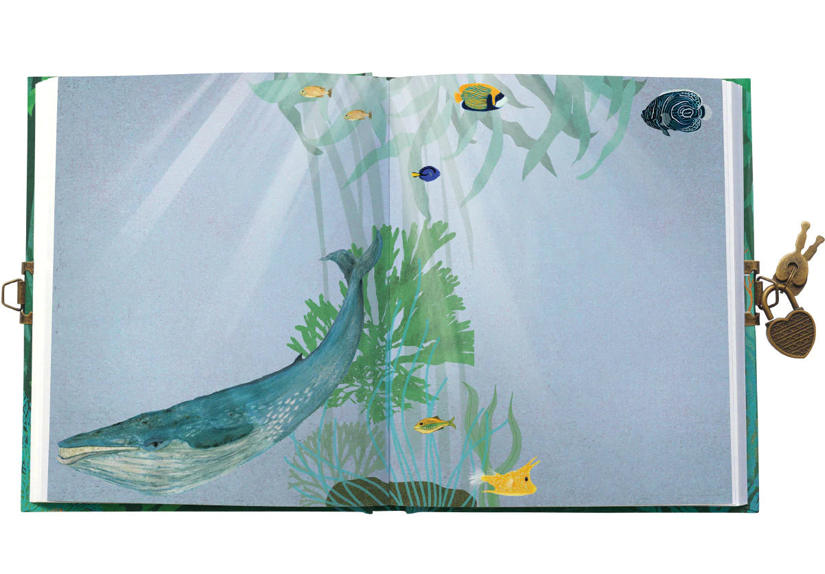 Whale Song Lockable Notebook