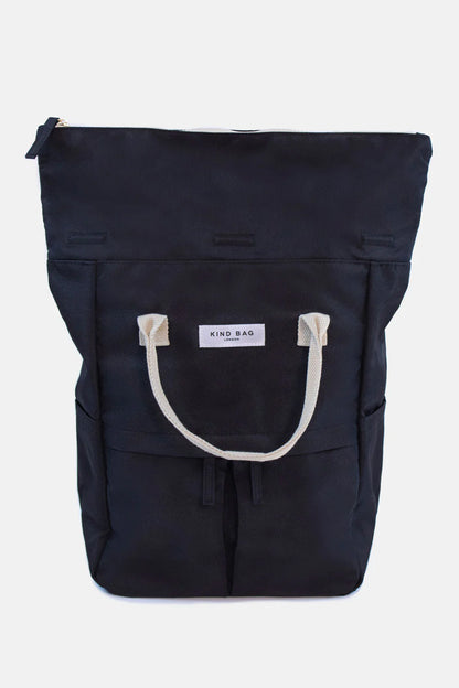 Pebble Black | “Hackney” 2.0 Backpack | Medium