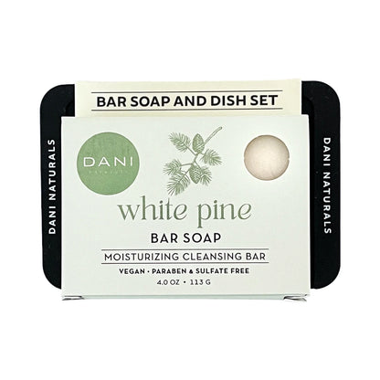 Bar Soap with Dish Set | White Pine