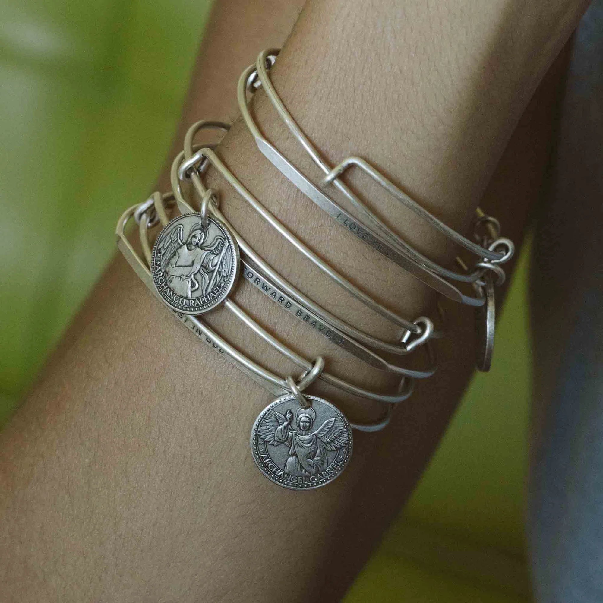 Mother Mary + Archangel Raphael Healing Bangle