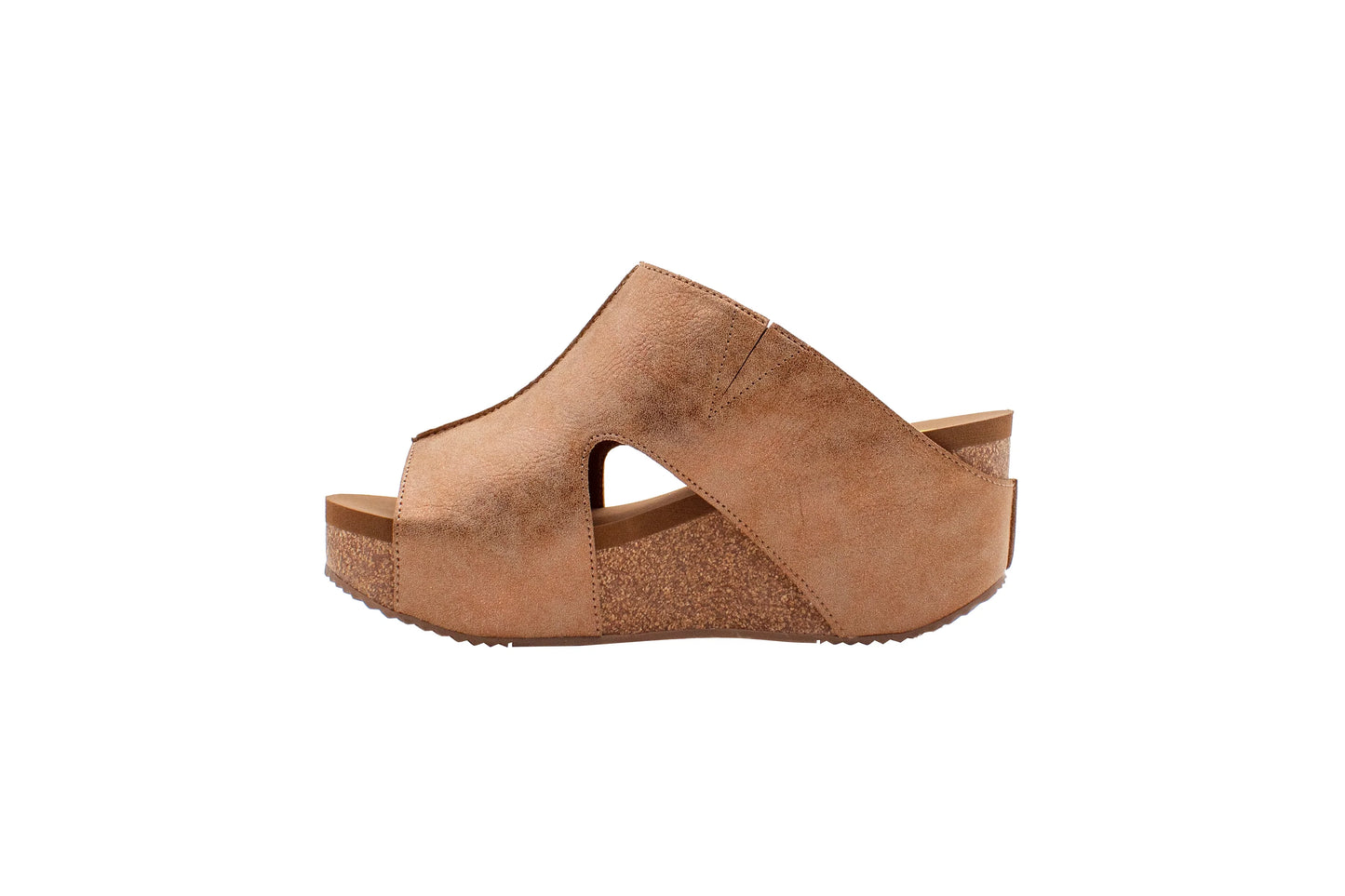 Cassatt Faux Suede Sandal | Bronze