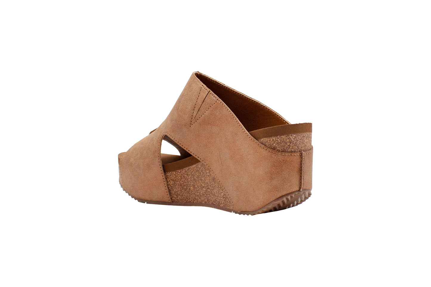 Cassatt Faux Suede Sandal | Bronze