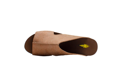 Cassatt Faux Suede Sandal | Bronze