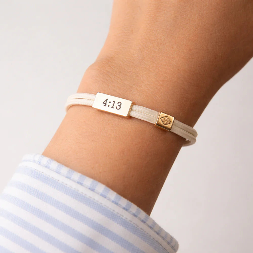 Sentiment Cord Bracelet - Philippians 4:13, You've Got This