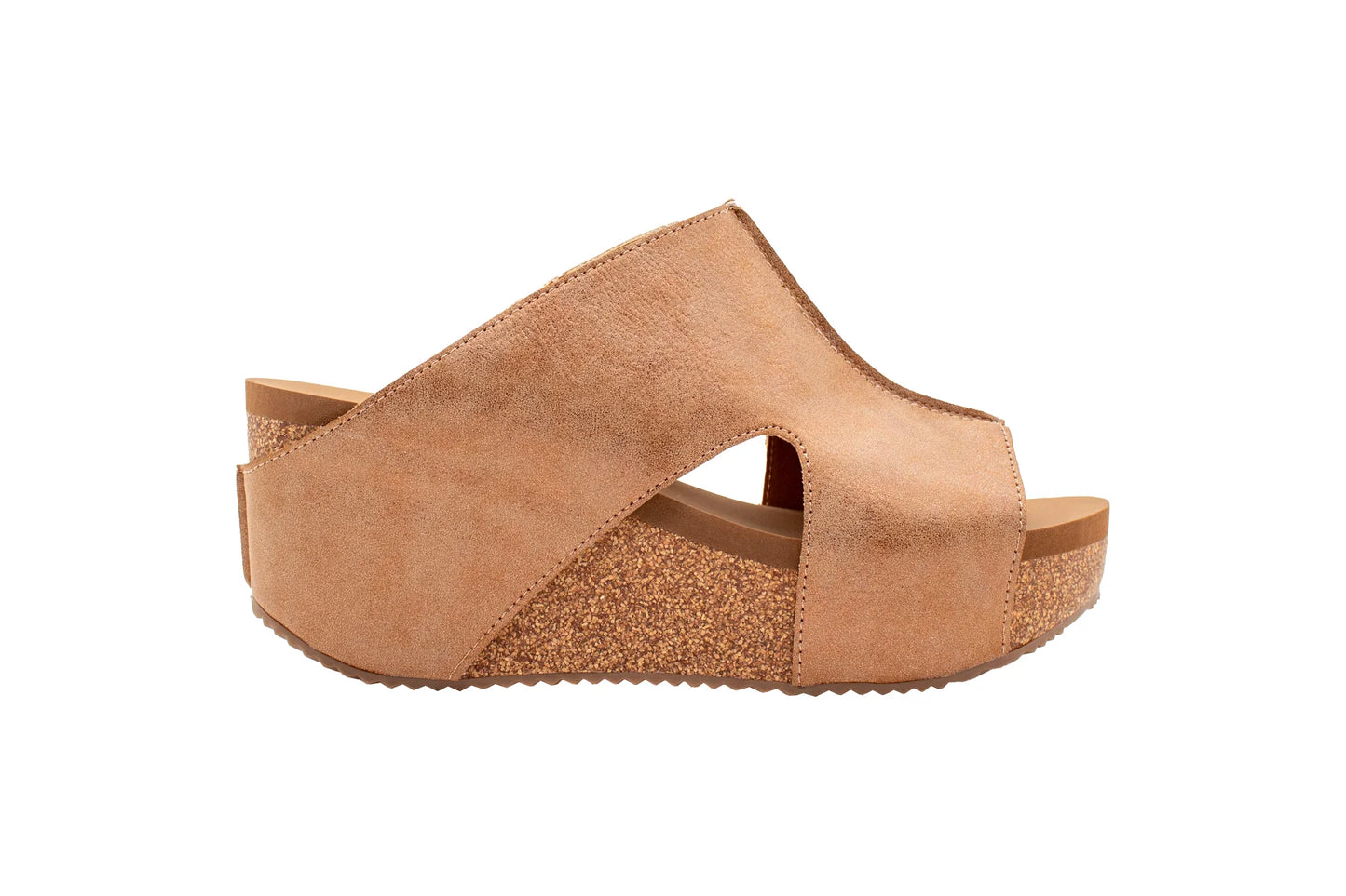 Cassatt Faux Suede Sandal | Bronze