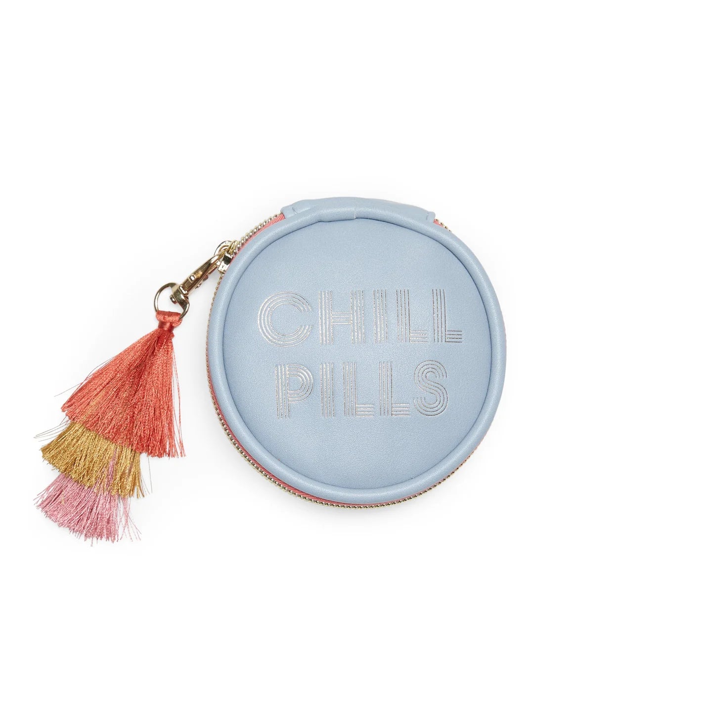 Travel Pill Case with Tassel | "Chill Pills"