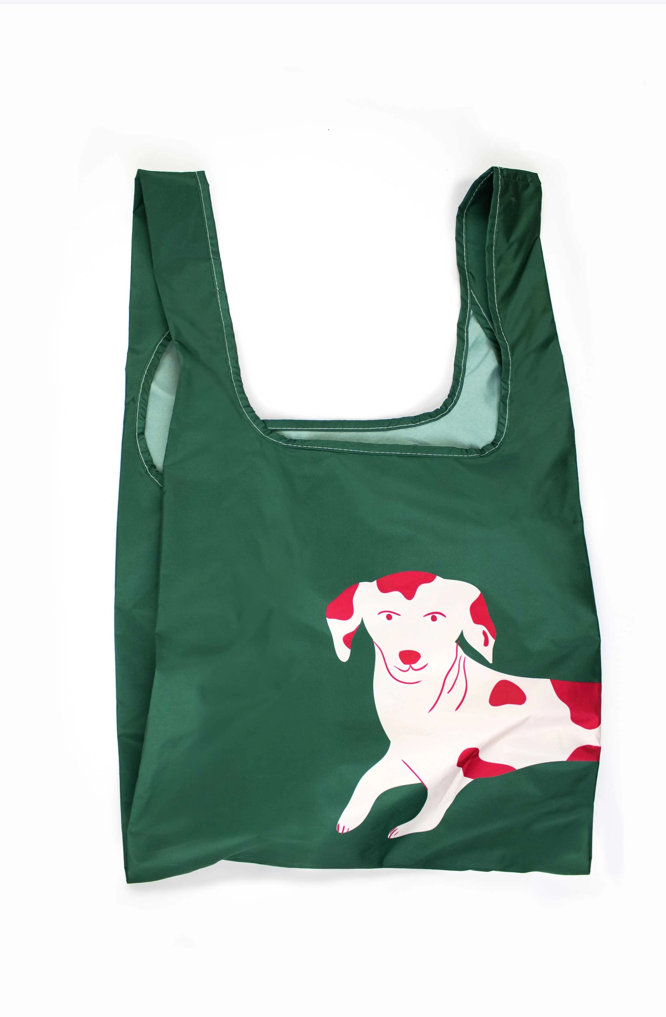 Medium Reusable Bag | Checkerboard | Dog