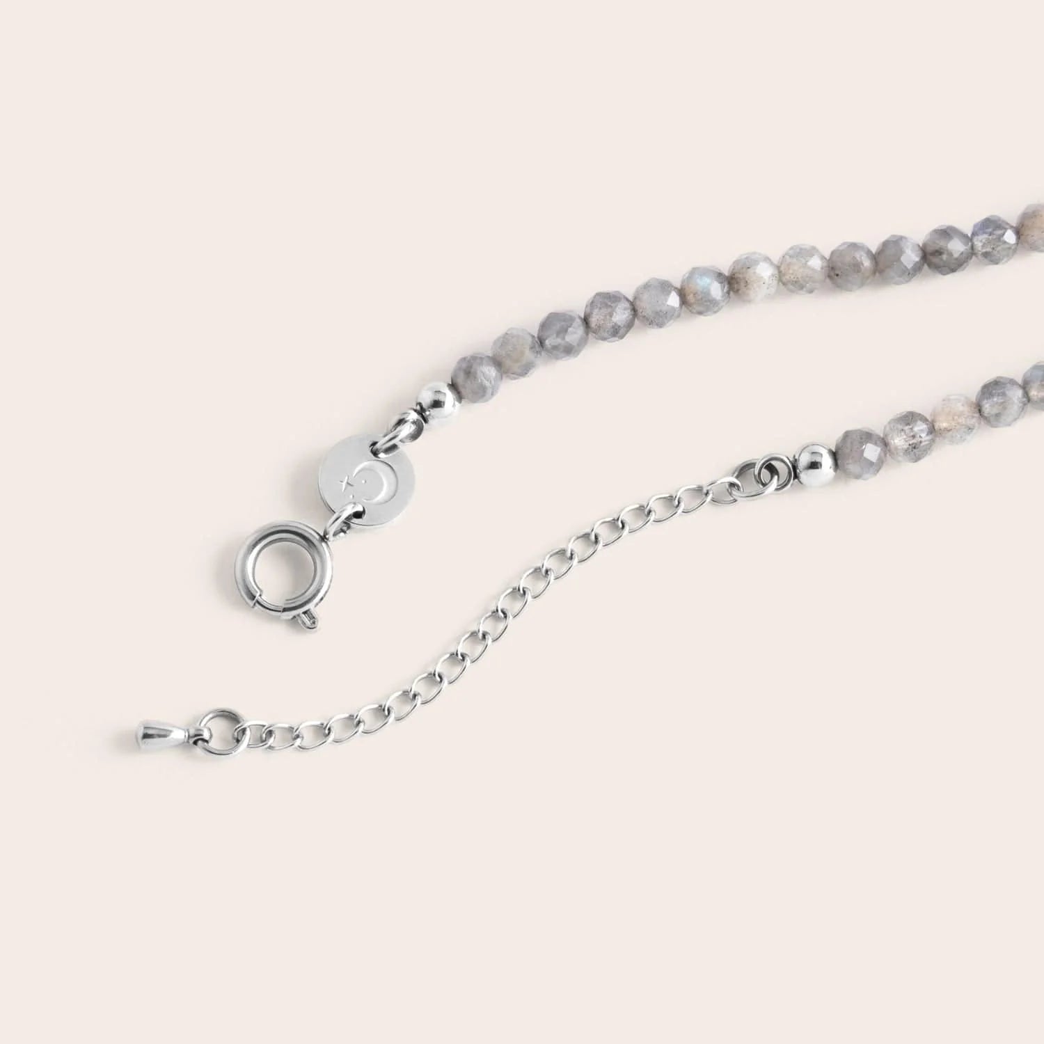 Bhavana Crystal Necklace | Gray Agate