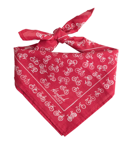 No. 053 Bikes Red Bandana