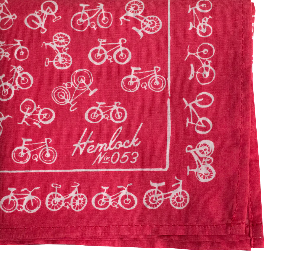 No. 053 Bikes Red Bandana