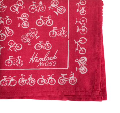 No. 053 Bikes Red Bandana