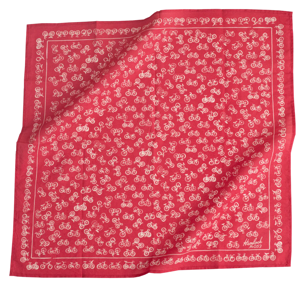 No. 053 Bikes Red Bandana