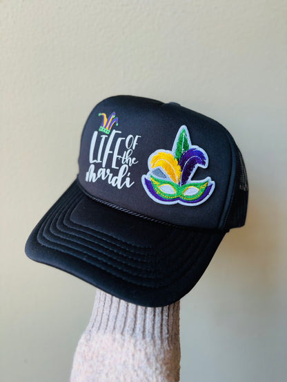 Life of the Mardi Trucker Hat