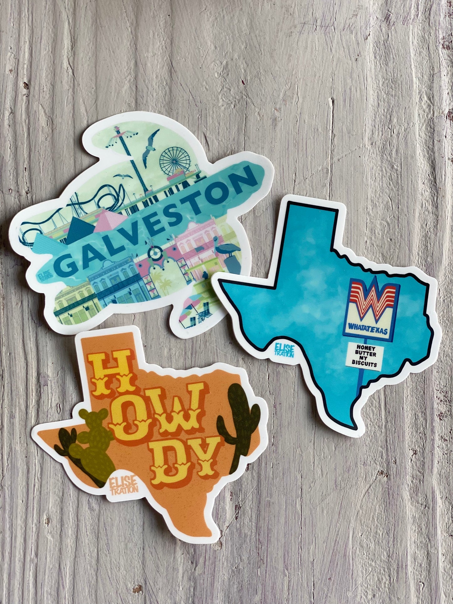 Galveston Turtle Sticker