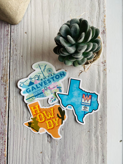 Galveston Turtle Sticker