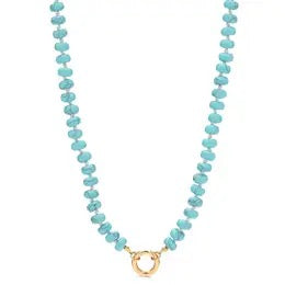 Turquoise Carabiner Necklace