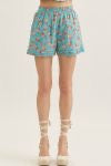 Floral print shorts