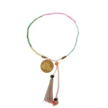 Bali Unity Beaded Bracelet - Peach