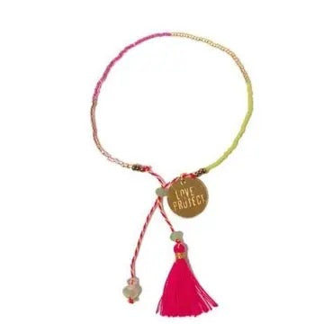 Bali Unity Beaded Bracelet - Pink