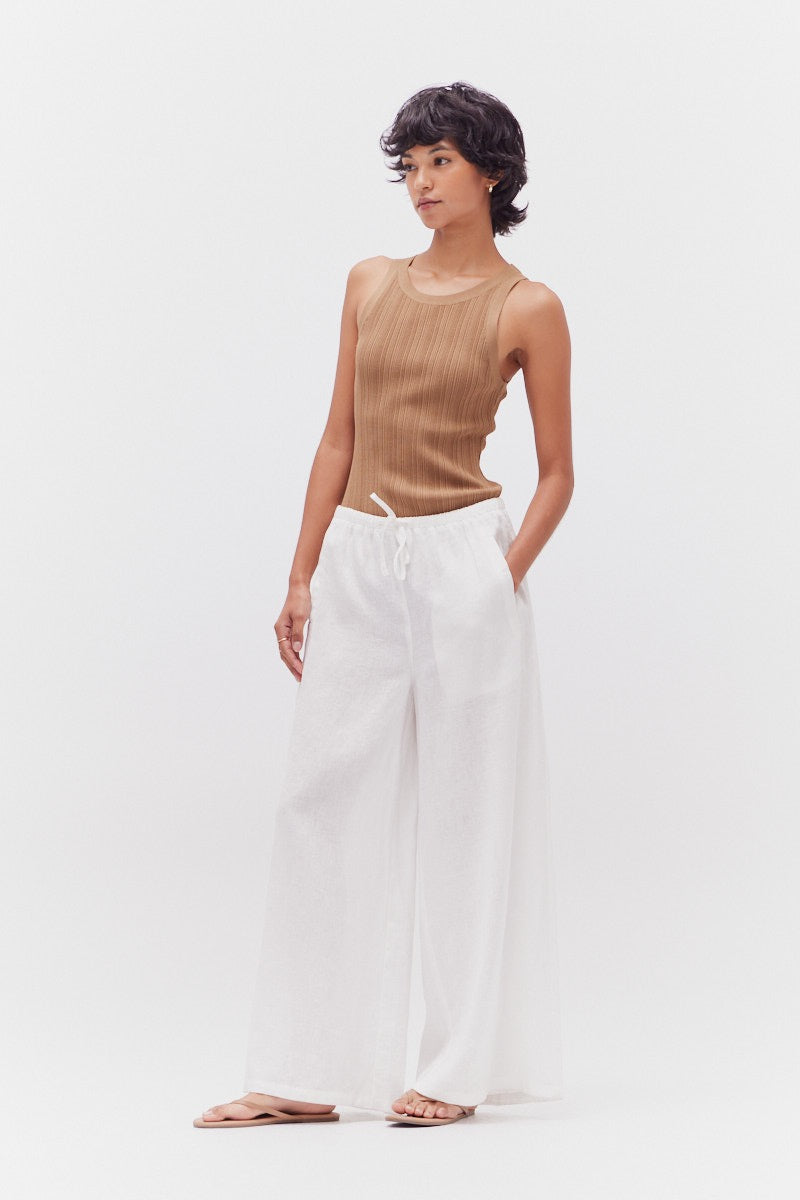 Long Line Linen Pant