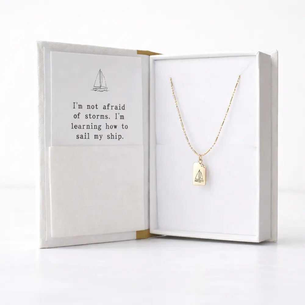 Storytellers Necklace-Boat