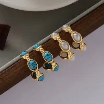 Pearl Hoops