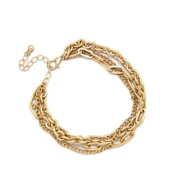 Chain Matte Gold Bracelet